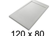 Receveur douche italienne, 120x80 cm, resine - ETNA COVER 80x120