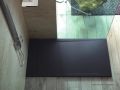Brodzik, design, 120x100 cm,  Å¼ywica Acrystone - ETNA COVER 100x120