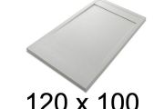 Receveur douche italienne, 120x100 cm, resine - ETNA COVER 100x120