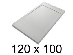 Douchebak, design, 120x100 cm, Acrystone hars - ETNA COVER 100x120
