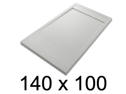 Receveur douche italienne, 140x100 cm, resine - ETNA COVER 100x140