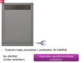Brusebakke, design, 150x70 cm, Acrystone harpiks - ETNA COVER 70x150