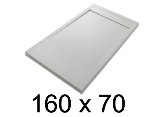 Brodzik, design, 160x70 cm,  Å¼ywica Acrystone - ETNA COVER 70x160
