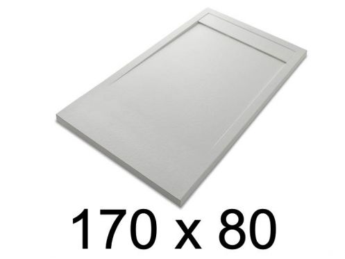 Brodzik, design, 170x80 cm,  żywica Acrystone - ETNA COVER 80x170