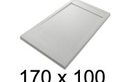 Douchebak, design, 170x100 cm, Acrystone hars - ETNA COVER 100x170