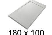 Receveur douche italienne, 180x100 cm, resine - ETNA COVER 100x180