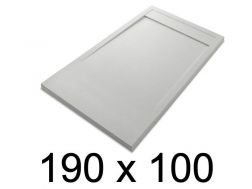 Receveur douche italienne, 190x100 cm, resine - ETNA COVER 100x190
