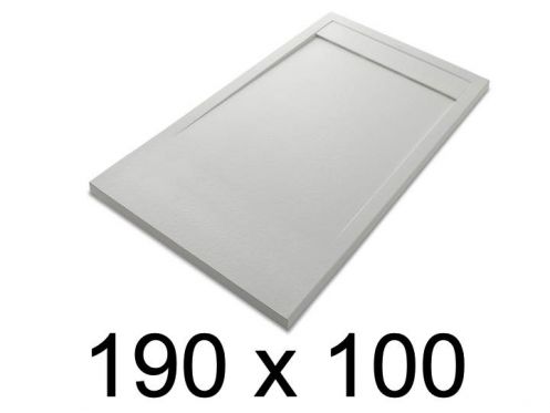 Receveur douche italienne, 190x100 cm, resine - ETNA COVER 100x190