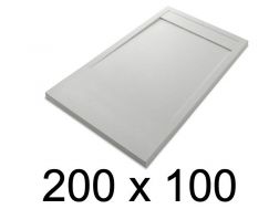 Receveur douche italienne, 200x100 cm, resine - ETNA COVER 100x200