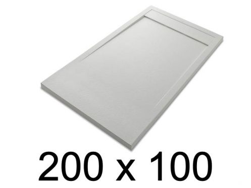 Receveur douche italienne, 200x100 cm, resine - ETNA COVER 100x200