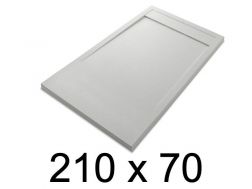 Receveur douche italienne, 210x70 cm, resine - ETNA COVER 70x210