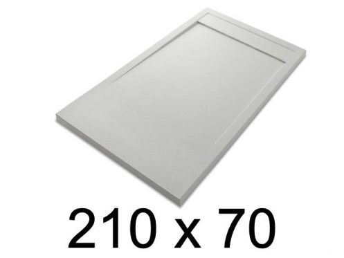 Receveur douche italienne, 210x70 cm, resine - ETNA COVER 70x210