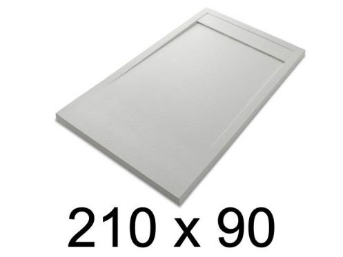 Receveur douche italienne, 210x90 cm, resine - ETNA COVER 90x210