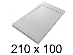 Receveur douche italienne, 210x100 cm, resine - ETNA COVER 100x210