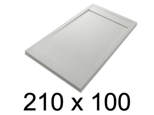 Brodzik, design, 210x100 cm,  żywica Acrystone - ETNA COVER 100x210