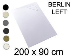 Bruser, 200x90 cm, hÃ¸jre vinkelaflÃ¸b - BERLIN RIGHT 90x200