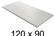 Receveur de douche recoupable, 120x90 cm, resine minérale allegee Style