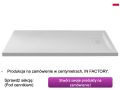Taca prysznicowa, 180x80 cm, lekka żywica mineralna - BLAY