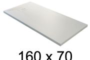Receveur de douche recoupable, 160x70 cm, resine minérale allegee - BLAY