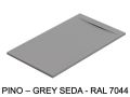 Bac a douche recoupable, 120x80 cm, drainage discret - PINO 80x120