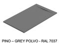 Bac a douche recoupable, 120x80 cm, drainage discret - PINO 80x120