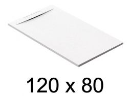 Receveur de douche recoupable 120x80 cm evacuation discrete - PINO