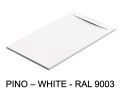 Bac a douche recoupable, 140x70 cm, drainage discret - PINO 70x140