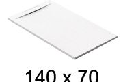 Receveur de douche recoupable 140x70 cm evacuation discrete - PINO