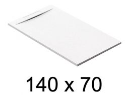 Receveur de douche recoupable 140x70 cm evacuation discrete - PINO