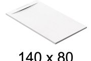 Receveur de douche recoupable 140x80 cm evacuation discrete - PINO