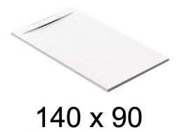 Receveur de douche recoupable 140x90 cm evacuation discrete - PINO