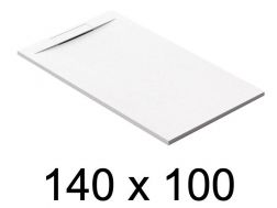 Receveur de douche recoupable 140x100 cm evacuation discrete - PINO