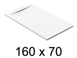 Receveur de douche recoupable 160x70 cm evacuation discrete - PINO