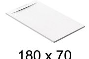Receveur de douche recoupable 180x70 cm evacuation discrete - PINO