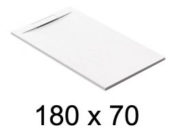 Receveur de douche recoupable 180x70 cm evacuation discrete - PINO