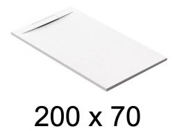 Receveur de douche recoupable 200x70 cm evacuation discrete - PINO