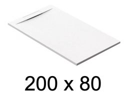 Receveur de douche recoupable 200x80 cm evacuation discrete - PINO