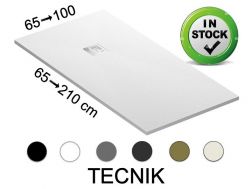 Receveur de douche sur mesure resine extra plat - TECNIK
