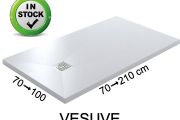 Receveur de douche, extra slim, resine minérale VESUVE