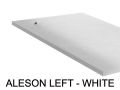 Receveur de douche, evacuation angle gauche, recoupable - ALESON GAUCHE 120