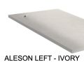 Receveur de douche, evacuation angle gauche, recoupable - ALESON GAUCHE 120