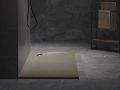 Receveur de douche, evacuation angle gauche, recoupable - ALESON GAUCHE 120