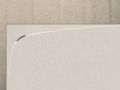 Receveur de douche, evacuation angle droit, 140 x 90 cm, recoupable - ALESON DROITE