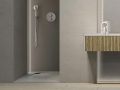Receveur de douche, evacuation angle gauche, 160x80 cm - ALESON GAUCHE