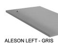 Receveur de douche, evacuation angle gauche, 160x80 cm - ALESON GAUCHE