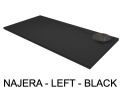 Receveur de douche Design, evacuation angle gauche, recoupable - NAJERA GAUCHE 120