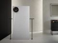 Receveur de douche Design, evacuation angle gauche, recoupable - NAJERA GAUCHE 120