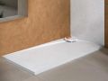 Receveur de douche Design, evacuation angle gauche, recoupable - NAJERA GAUCHE 120