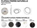 Plaque de finition en PIERRE NATURELLE