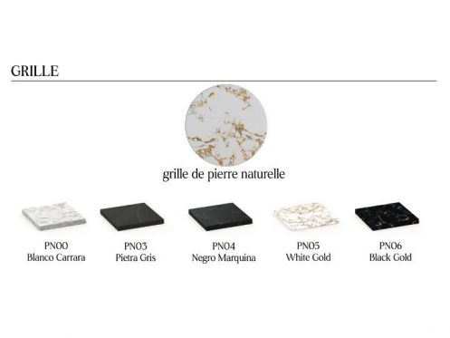 Plaque de finition en PIERRE NATURELLE